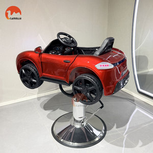 Chaise de coiffure électrique pour enfants, design voiture de salon, pour coiffure bébé - Product Image 3
