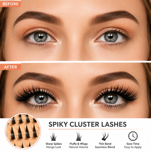 120 Cils en Grappe Effilés Faits Main 8-16mm, Volume Intense 10D-20D, Kit DIY d'Extensions de Cils <span class=keywords><strong>Manga</strong></span>, Cheveux Synthétiques Effilés Effet Fée - Product Image 2