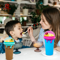 Gobelet magique pour faire des glaces et des slushies, 500 ml, gobelet à presser, gobelet refroidissant, gobelet à lait frappé, gobelet à glace