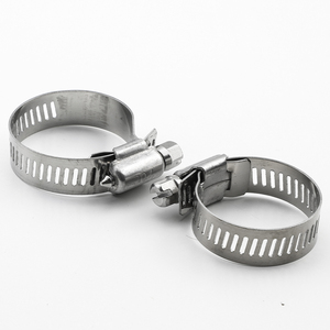 Collier de serrage à vis sans fin en acier inoxydable 304/201 de haute qualité, norme américaine, largeur 8 mm, poli, réglable, Nindejin - Product Image 6