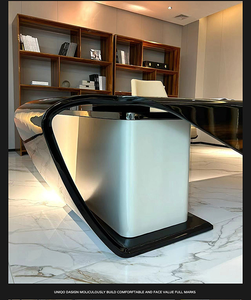 <span class=keywords><strong>2025</strong></span> Thiết Kế Mới Sang Trọng Ý Phong Cách Gỗ Rắn Với Gỗ Tự Nhiên Veneer Văn Phòng Bàn Biệt Thự Văn Phòng Bảng - Product Image 4