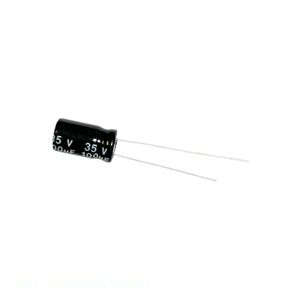 ตัวแทนจำหน่ายอย่างเป็นทางการ ตัวเก็บประจุแบบ CAP ALUM 2200UF 20% 25V RADIAL Through Hole 2200 uF AEC2200M25V1320 - Product Image 1