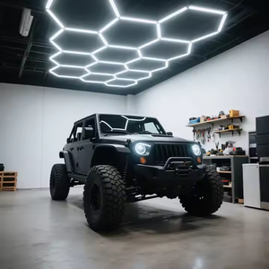 <span class=keywords><strong>Etop</strong></span> Factory Direct LED Hexagonal Light Hive Design Garage LED Grid Light para Car Care Workshop Impermeable 6500K para paisaje - Product Image 2