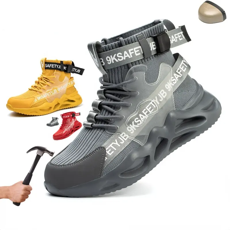 S3 ce sepatu kets untuk pria, sepatu bot Industri tahan air bahan baja jari kaki, sepatu jogger keselamatan, produsen sepatu bot untuk pria dengan ujung baja