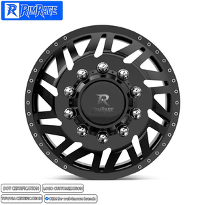 Roues <span class=keywords><strong>American</strong></span> Force H02 <span class=keywords><strong>SIEGE</strong></span> DRW, 2 pièces, forgées, roues arrière doubles, 22-30 pouces, 10x285.75, compatibles avec Ford F450 Ram 3500, pick-up lourd - Product Image 1