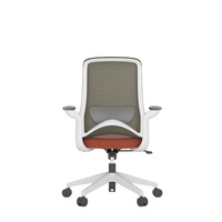 Chaise de bureau en maille SITSTAR, chaise de conférence pivotante avec accoudoirs rabattables en PP, conforme aux normes ANSI/BIFMA X5.1-2017 et EN1335, pour projets de design de bureau
