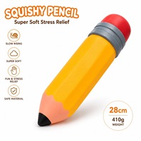 Jouet Squishy Géant en Forme de Fusée, Crème Glacée, Hot-dog, Dinde, à Rebond Lent, Anti-stress, Jouet Fidget pour Décompression