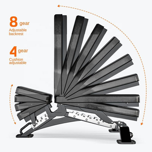 <span class=keywords><strong>Banc</strong></span> de musculation réglable et pliable, inclinable, plat et déclinable, robuste, pour la maison, la salle de sport commerciale, l'entraînement et la musculation - Product Image 4