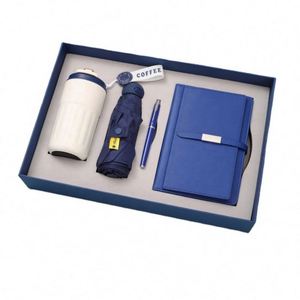 Business Coffee Cup Set Umbrella Charging Treasure Notebook <b>Gift</b> Box <b>Creative</b> Annual Party <b>Gift</b> Custom Logo New Trend Product - Product Image 3