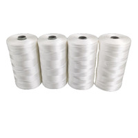 Vente directe d'usine, fil de pêche en nylon tissé haute résistance 210D/6, teint, 1/2LB