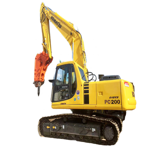 รถขุดตีนตะขาบ Komatsu PC200 8 มือสองจากญี่ปุ่น ใช้งานได้ 896 ชั่วโมง ระบบไฮดรอลิกเสถียร เหมาะสำหรับงานก่อสร้างถนนและงานดิน - Product Image 1