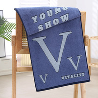 Lot de serviettes de visage en coton longues fibres de qualité supérieure, absorbantes, pour la maison, ensemble cadeau pour couple, en coton jacquard épaissi