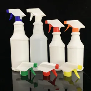 Garrafa spray de gatilho plástica, 500ml, 16oz, 750ml, 25oz, garrafa spray, gatilho, multifuncional, hdpe, garrafa de spray de névoa