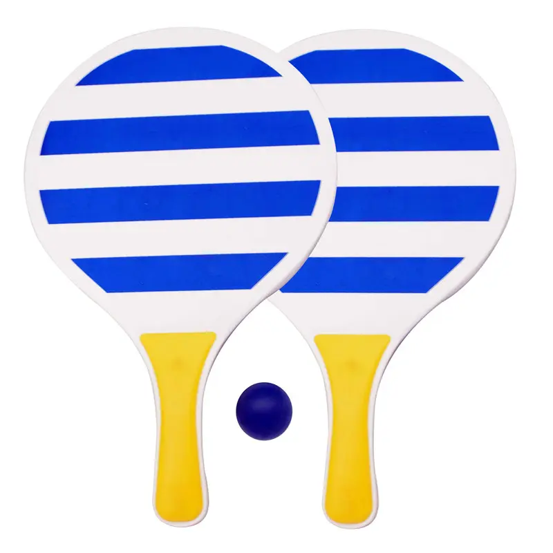 High quality customized outdoor sports exercise wooden beach tennis racket