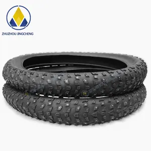 1 Tire and 1 Tube 26×4.0 Fat Tire Fat Bike Tires Wire BeadBike Tire Mountain Bike Accessory All Season Replacement