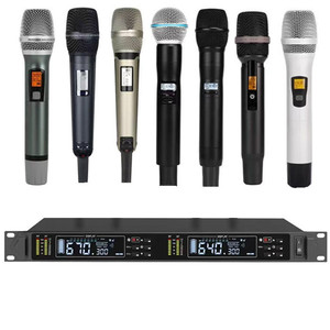 P830BJ TURE DIVERSITY 640-690MHz <span class=keywords><strong>Pro</strong></span> Haut-parleur portable en métal doré sans fil Meilleur microphone sans fil - Product Image 1
