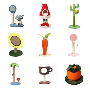 Kinghon - Rascador Vertical para Gatos de Alta Calidad, Resistente al Desgaste, con Cuerda de Sisal, Poste para Afilar las Garras, Varias Formas - Product Image 1