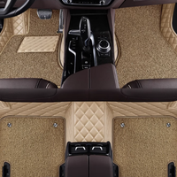 Tapis de sol de voiture à double couche Nano Carpet-Tapis de sol de voiture imperméable, résistant aux taches et durable
