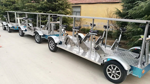 2025 multifunción mejor coche eléctrico de 13 asientos para turismo para el servicio de transporte de resorts y camión de cerveza de fiesta de amigos - Product Image 6