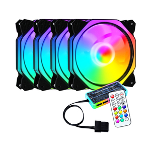 Ventilador de ordenador Lovingcool <span class=keywords><strong>Pc</strong></span> RGB 6 pines 120mm ventiladores de refrigeración <span class=keywords><strong>PC</strong></span> RGB 12CM ventilador enfriador de aire para <span class=keywords><strong>PC</strong></span> de juegos - Product Image 1