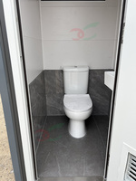 Toilette à structure en acier mobile portable WC de luxe extérieur Toilettes de camping