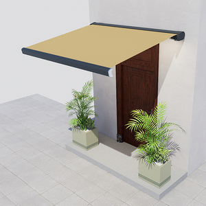 중국 한루이 Wholasela Pvc 패브릭 방수 지붕 Led 모터 원격 접이식 전체 카세트 상자 천막 - Product Image 5