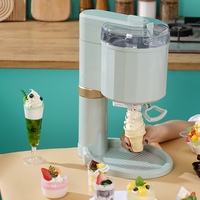 Mesin Pembuat Es Krim Mini Portabel Otomatis dengan Desain Ringan dan Pengoperasian Bertenaga USB untuk Es Krim Lembut Buatan Sendiri