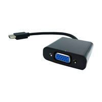 Adaptor VGA 1920x1080p dengan Konektor Berlapis Emas dan Kabel Berpelindung untuk Monitor dan HDTV - Merek CS