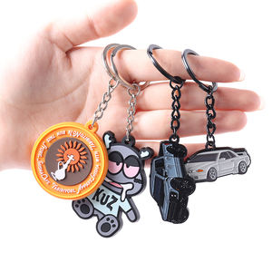 سلسلة مفاتيح ترويجية 2d/3d مصمم للسيارة سبائك الزنك بولي كلوريد الفينيل لرحلة مشاهدة المعالم السياحية التذكارية - Product Image 4