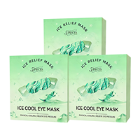 Masker Mata Hidrogel Dingin dengan Tali Elastis Mengandung Bubuk Herbal untuk Meredakan Sindrom Mata Kering dan Kelelahan Mata