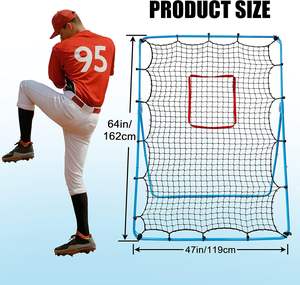Red de Rebote para Béisbol |   Compañero de Práctica de Lanzamiento para Entrenamiento Profesional y Amateur, Ajusta los Ángulos, Voleibol - Product Image 1