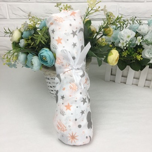 Venta al por mayor de impresión personalizado 100% de bambú manta bebé <span class=keywords><strong>muselina</strong></span> mantas con MOQ bajo - Product Image 4