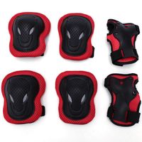 Équipement de protection pour sports d'hiver et patinage à roulettes pour enfants, vente en gros d'usine, durable, certifié EN-1078, ensemble de 7 pièces (genouillères et coudières)
