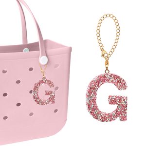 Bag Charms for Bogg Bag <b>Accessories</b> for Women Girls personalized letters Decorative for Bitty Bogg Handbags <b>Beach</b> Totes bags - Product Image 1