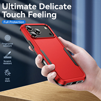 Coque de téléphone robuste antichoc pour iPhone 16 15 14 13 17 18 Pro Max 16e Plus, en PC rigide, anti-rayures, protection renforcée