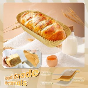 Loaf Pan Liners 155Pcs Non-Stick Parchment Paper 9x5 Inch Recyclable Heavy-Duty Food Grade Baking Supplies Bread Cakes - Product Image 4