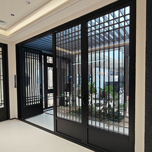 Puerta Plegable de Aluminio Deioux, Doble Acristalamiento, Vidrio Templado, Aislamiento Térmico, Insonorizada, Eficiente Energéticamente, Diseño Bi-Plegable para Patio - Product Image 3