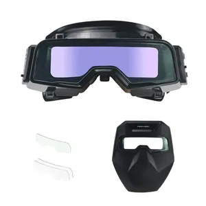 Control exterior Solar Auto oscurecimiento gafas de soldadura soldador casco de soldadura con sombra eara cara CPR protectores faciales