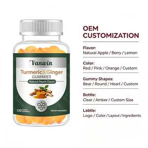 Complesso di Curcuma e Zenzero Vegano in Gommose, Neutralizza i Radicali Liberi, Lubrifica le Articolazioni <span class=keywords><strong>per</strong></span> Sportivi Quotidiani e Persone Sedentarie - Product Image 6