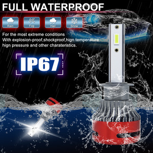 หลอดไฟหน้า LED วังจุน H1 H3 H7 H11 9005 9006 9012 H4 H13 9004 9007 5202 880 H8 H9 6000K 50000h สำหรับรถยนต์ทุกรุ่น - Product Image 3