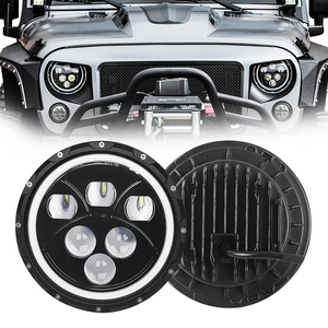 Faros Delanteros LED Loyo de 7 Pulgadas para Jeeps <span class=keywords><strong>Compass</strong></span> Patriot, Faros Delanteros para Jeep Wranglers JK, Faros Delanteros RGB 1997-2018 - Product Image 5