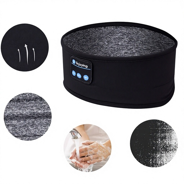 Wireless Sports Sleep Headset with Headband and Eye Mask