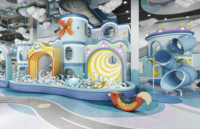 Aménagement Commercial Personnalisé pour Magasins, Décoration de Aires de Jeux pour Enfants, Mobilier de Restaurant Parent-Enfant, Usine