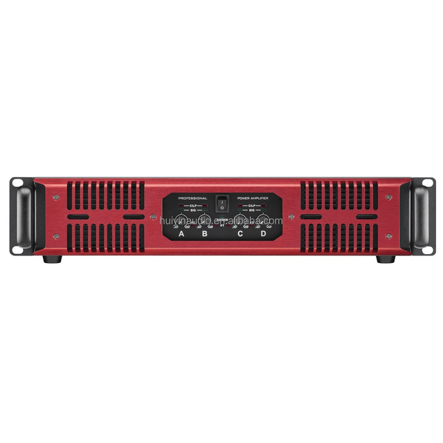 MD Series 4 Channel Amplifiers High Power Stereo 8Ohm 4 X 1600W 1300W 1000W Power Amplifier for Professional Audio Sound System