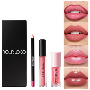 Set <span class=keywords><strong>de</strong></span> Labios Personalizable con Brillo Labial, Delineador y Aceite en Sets 2 en 1 y 3 en 1 para Combinar y Personalizar con Logotipo - Product Image 1