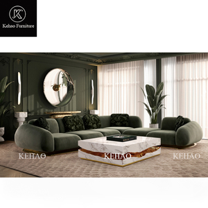 Maßgefertigtes Modulares <span class=keywords><strong>Sofa</strong></span> im Luxuriösen Europäischen Design, Hochwertiger Stoff, Designer Wohnzimmermöbel <span class=keywords><strong>Sofa</strong></span> - Product Image 2