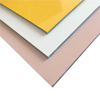 Panneau composite en aluminium ignifuge moderne et écologique pour la construction hôtelière et commerciale