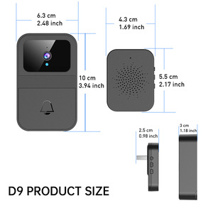 Cámara Inteligente para Puerta con Wi-Fi, Sensor de Movimiento, Control por Aplicación, Batería Recargable Integrada, Soporte de Pared - Product Image 2
