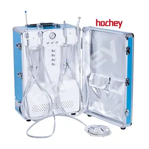 HOCHEY Peralatan Medis Lipat Mobile Portabel, Unit Dental Dokter Gigi Klinik Operasi Pasokan Tas Koper