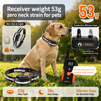 Collier de dressage pour animaux de compagnie avec 1 télécommande et 3 récepteurs, portée de 3300 pieds, personnalisation OEM/ODM, certifié FCC CE RoHS MSDS, avec fonctions de bip, vibration et choc